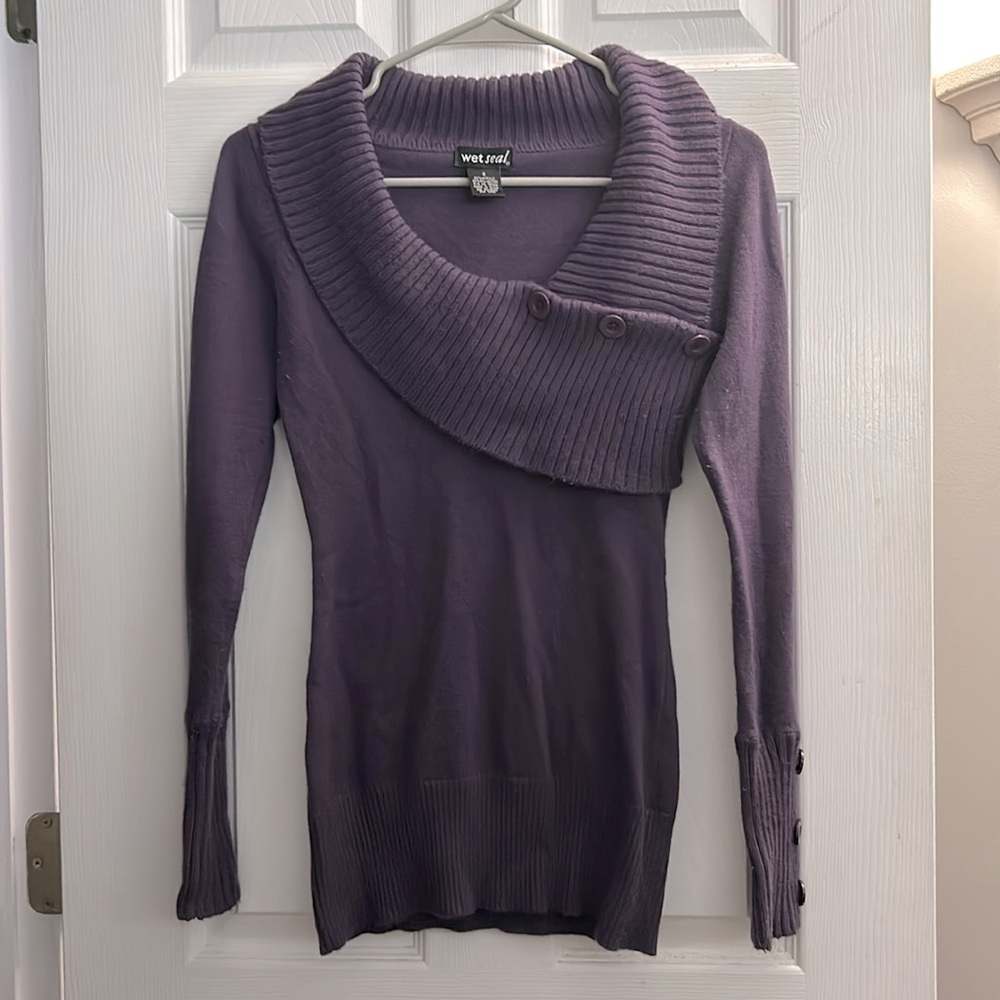 Wet Seal Purple Sweater